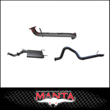 MANTA 3" CAT BACK EXHAUST SYSTEM WITH CENTRE MUFFLER & REAR TAILPIPE FITS TOYOTA LANDCRUISER UZJ100R 1998-2007 (SSMKTY0305)