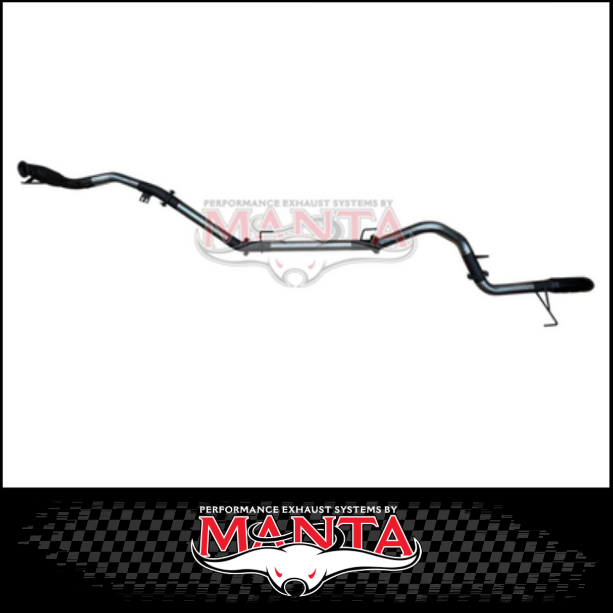 MANTA 3" STAINLESS STEEL TURBO BACK NO CAT/NO MUFFLER FITS TOYOTA LANDCRUISER FJA300R 300 SERIES 3.3L V6 2021-ON (SSMKTY0311)