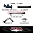 MANTA 3" STAINLESS STEEL DPF BACK EXHAUST WITH REAR MUFFLER FITS TOYOTA LANDCRUISER FJA300R 300 SERIES 3.3L V6 2021-ON (SSMKTY0344)
