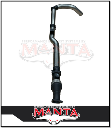 MANTA 4" TURBO BACK SIDE-EXIT EXHAUST SYSTEM (DPF DELETE) FITS TOYOTA LANDCRUISER VDJ79R 4.5L V8 SINGLE CAB 2016-2025 - NO CA