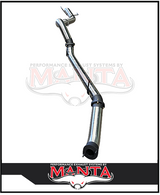 MANTA STAINLESS STEEL 4" DPF BACK EXHAUST SYSTEM FITS TOYOTA PRADO GDJ251R 2.8L TD 6/2024-ON (SSMKTY0500)