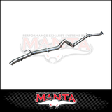MANTA STAINLESS STEEL 3" DPF BACK EXHAUST SYSTEM FITS TOYOTA PRADO GDJ251R 2.8L TD 6/2024-ON (SSMKTY0501)