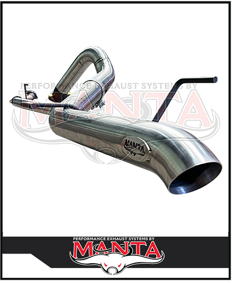 MANTA STAINLESS STEEL 3" DPF BACK EXHAUST SYSTEM FITS TOYOTA PRADO GDJ251R 2.8L TD 6/2024-ON (SSMKTY0501)