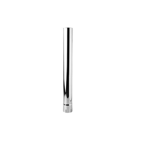 CHROME EXHAUST STACK STRAIGHT CUT 5" OD X 72" (1830MM) LONG WITH EXPANDED INLET (SXS5072)