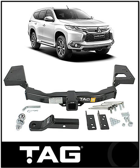 TAG TOWBAR KIT (3100KG) FITS MITSUBISHI PAJERO SPORT QE 10/2015-11/2019 (T7C667-K201)