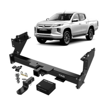 TAG TOWBAR KIT (3100KG) FITS MITSUBISHI TRITON MR 11/2018-12/2023 WITH STEP (T7C707-K202)