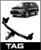 TAG HEAVY DUTY TOWBAR & WIRING KIT (2000KG) FITS MITSUBISHI OUTLANDER ZJ ZK ZL 10/2012-8/2021 (T7C761-K201)