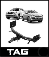 TAG HEAVY DUTY TOWBAR KIT (3000KG) FITS ISUZU MU-X UC 1/2013-6/2021 (T7H731-K201)