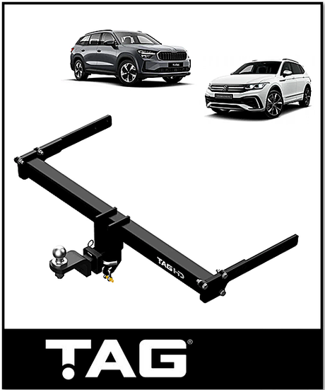 TAG TOWBAR & WIRING KIT (2500KG) FITS VOLKSWAGEN TIGUAN AD1 WAGON 5/2016-10/2024 (T7PA27-K201)