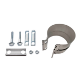 3" 76MM STAINLESS STEEL LAP BAND STYLE CLAMP (FLEX TO TUBE)