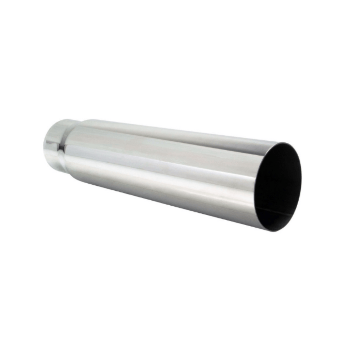 STRAIGHT CUT STAINLESS STEEL EXHAUST TIP - 2.5" INLET - 3" OUTLET (12 ...