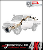 PERFORM-EX 4" STAINLESS STEEL TURBO BACK EXHAUST SYSTEM FITS TOYOTA LANDCRUISER VDJ79R 4.5L V8 2016-2025 - NO CAT/PIPE ONLY (