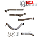 PERFORM-EX 3" STAINLESS STEEL DPF BACK EXHAUST SYSTEM FITS TOYOTA HILUX GUN126R N80 2.8L 4CYL 2015-ON