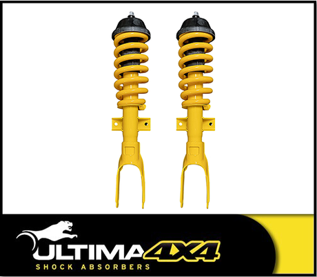 ULTIMA 4X4 COMPLETE FRONT STRUTS (PAIR) FITS VOLKSWAGEN AMAROK 2H V6 4WD 9/2016-2022