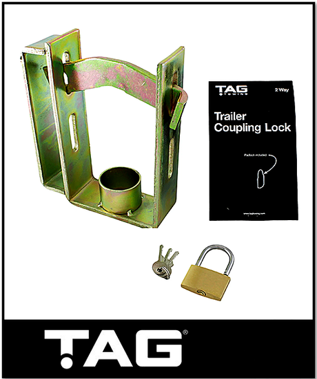 TAG 2 WAY TRAILER COUPLING LOCK (UNT005)