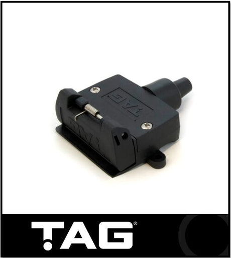 TAG 7 PIN FLAT SOCKET (VEHICLE SIDE)