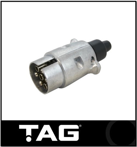 7 PIN LARGE ROUND PLUG TO SUIT HEAVY DUTY APPLICATIONS (TRAILER SIDE)