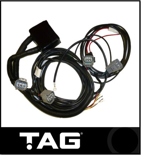 DIRECT FIT TOWBAR WIRING HARNESS WITH ECU FITS TOYOTA HILUX GUN123R 5/15-12/17