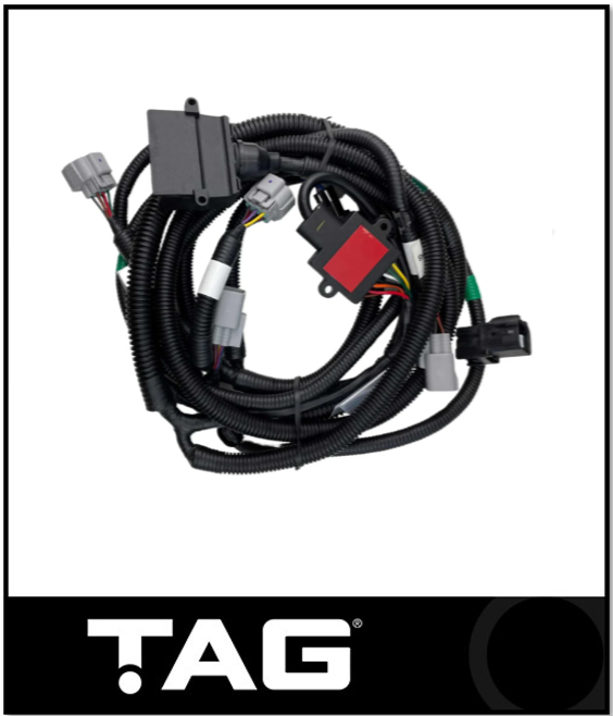 TAG DIRECT FIT TOWBAR WIRING HARNESS INC ECU FITS MITSUBISHI TRITON MV 2/2024-ON (UNT369)