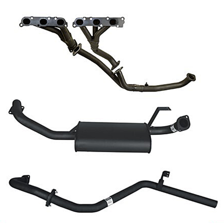 2.5" EXTRACTORS & EXHAUST FITS TOYOTA LANDCRUISER FZJ80R 4.5L 1FZ 8/1992-7/1998