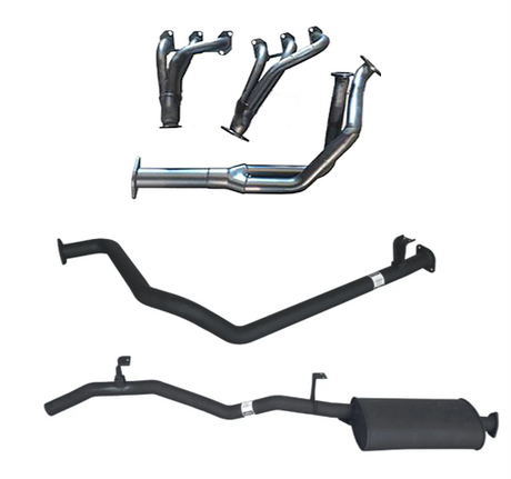 2.5" EXTRACTORS & EXHAUST FITS TOYOTA LANDCRUISER HZJ79R 4.2L DIESEL UTE 1999-2006 WITH EGR