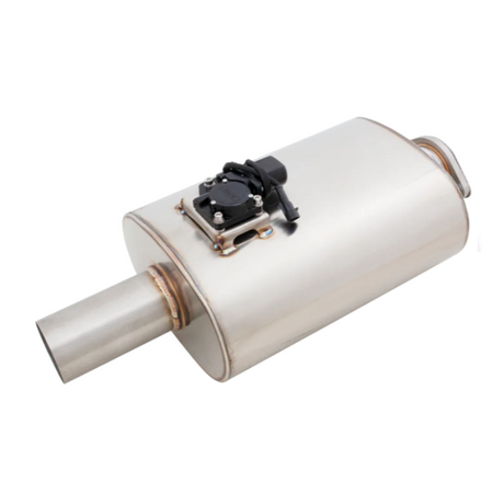 XFORCE VAREX 3" OVAL MUFFLER WITH 3" OUTLET (VMK11-300)