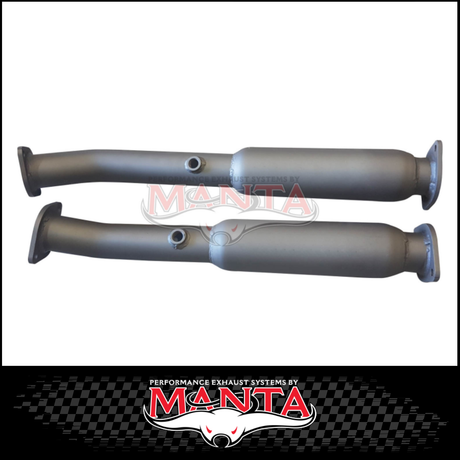 MANTA 2.5" CAT DELETES FIT NISSAN PATROL Y62 5.6L V8 2012-ON - PIPE ONLY (MBM630WOM)