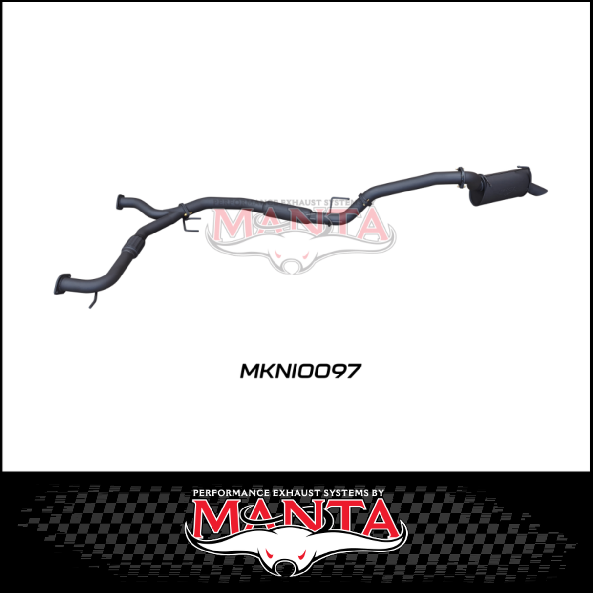 MANTA 3" CAT BACK EXHAUST SYSTEM FITS NISSAN PATROL Y62 5.6L V8 2012-ON