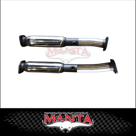MANTA 2.5" CAT DELETES FIT NISSAN PATROL Y62 5.6L V8 2012-ON - PIPE ONLY (MBM630WOM)