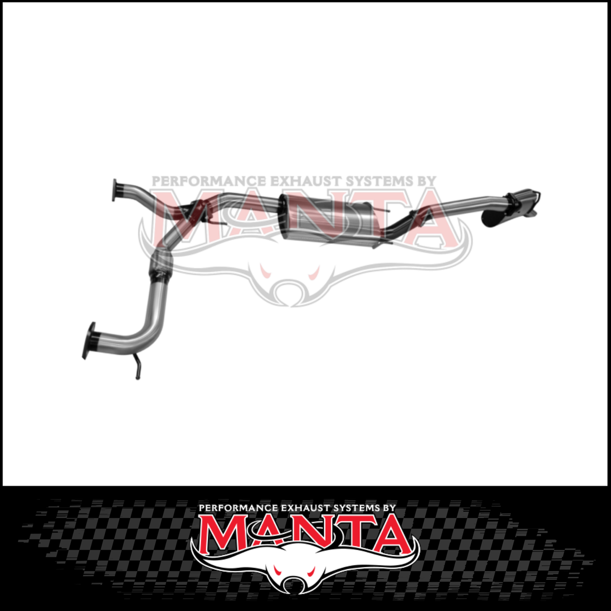 MANTA 3" CAT BACK EXHAUST SYSTEM FITS NISSAN PATROL Y62 5.6L V8 2012-ON